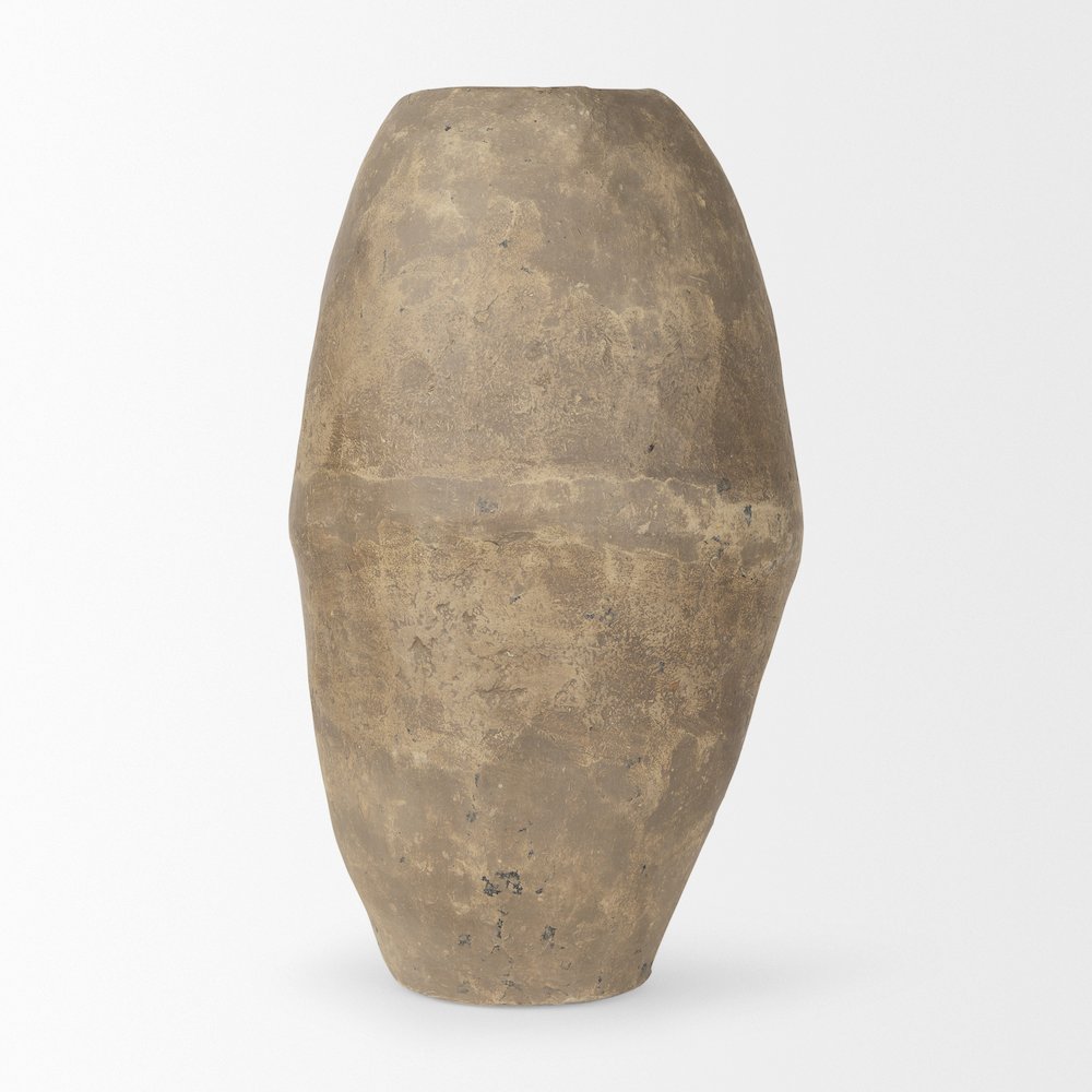 Rundal Large Gray Paper Mache Vase. Picture 7