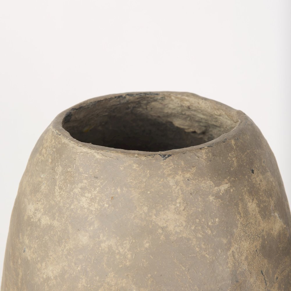 Rundal Large Gray Paper Mache Vase. Picture 8