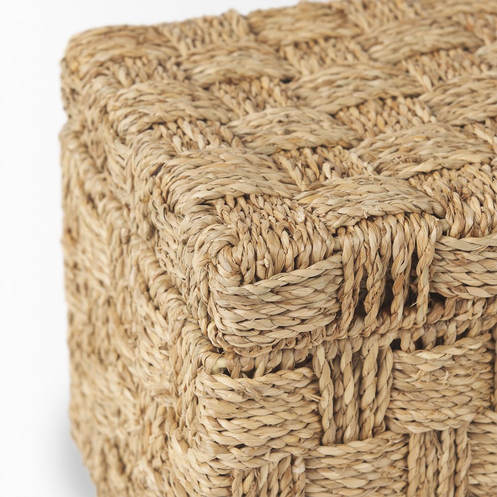 Set Of 2 Seagrass Boxes With Lids. Picture 11