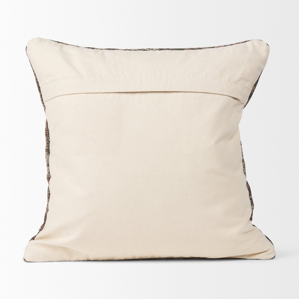 Taupe Square Pillow Cover. Picture 5