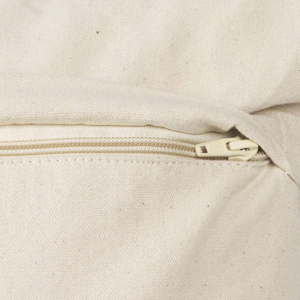 Taupe Square Pillow Cover. Picture 8