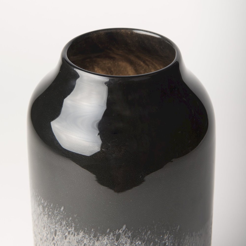 Emu Short Black Gray Vase. Picture 10