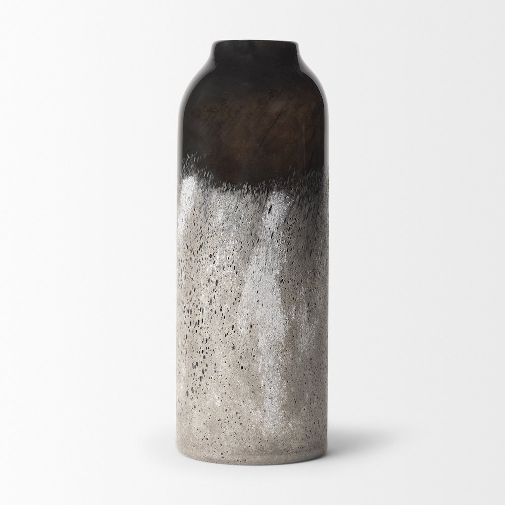 Emu Tall Black Gray Vase. Picture 8
