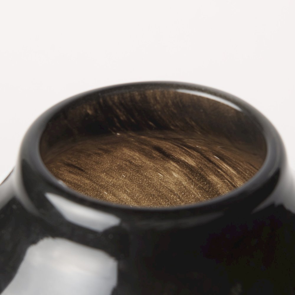 Emu Tall Black Gray Vase. Picture 11