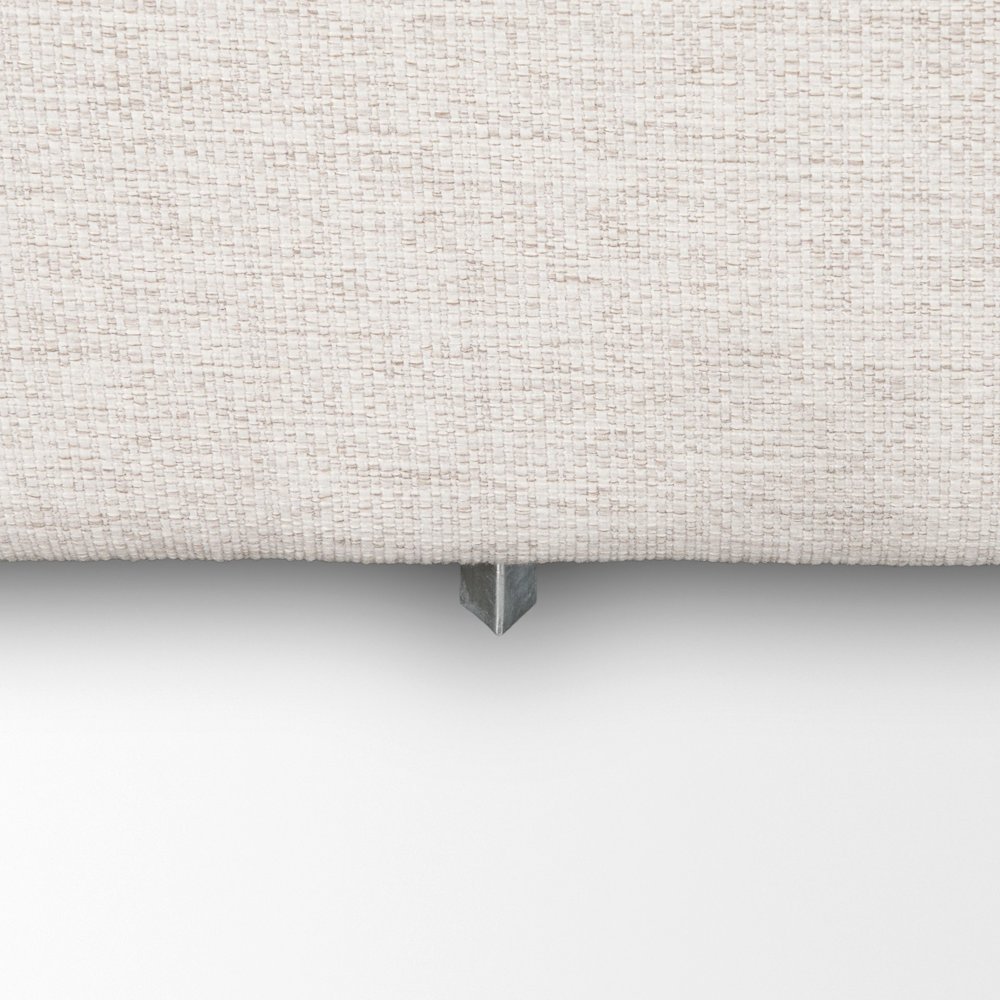Halston Corner Sectional Piece Oatmeal Performance Fabric. Picture 5
