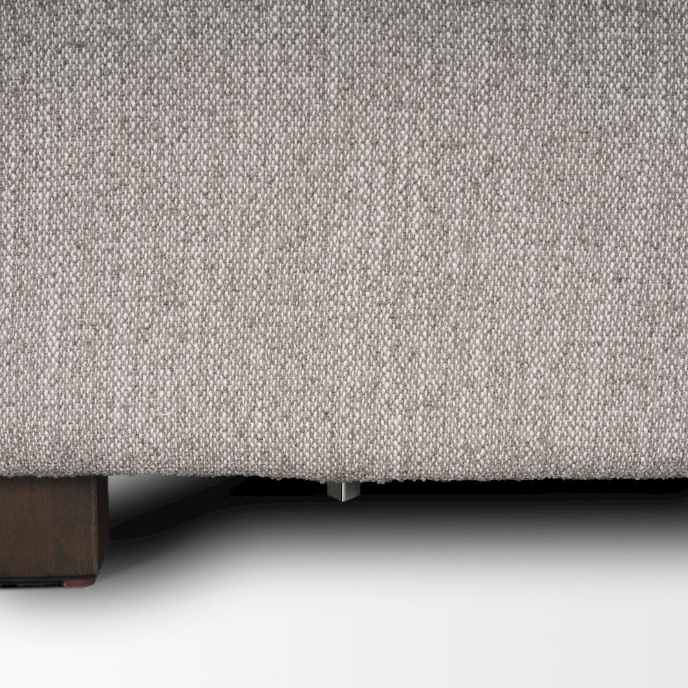Halston Corner Light Grey Performance Fabric. Picture 4