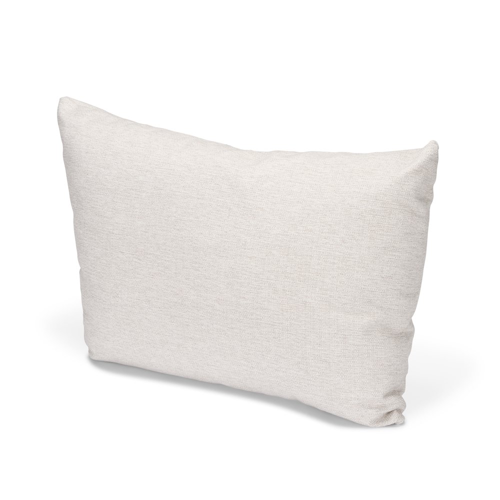 Halston Arm Pillow in Oatmeal Performance Fabric. Picture 1