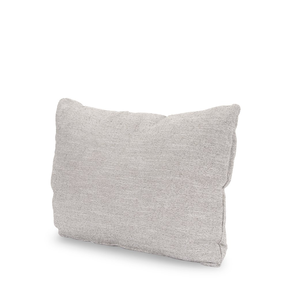 Halston Arm Pillow Light Gray Performance Fabric. Picture 1