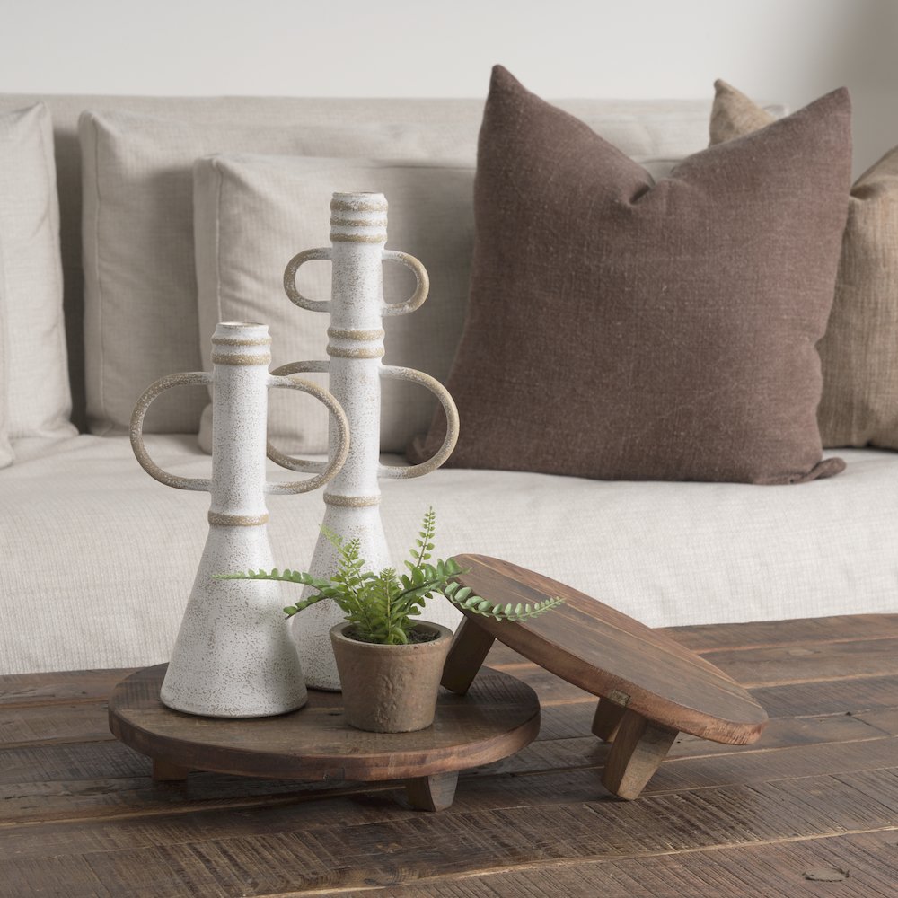 Iza Medium Brown Wooden Riser (Set of 2). Picture 2