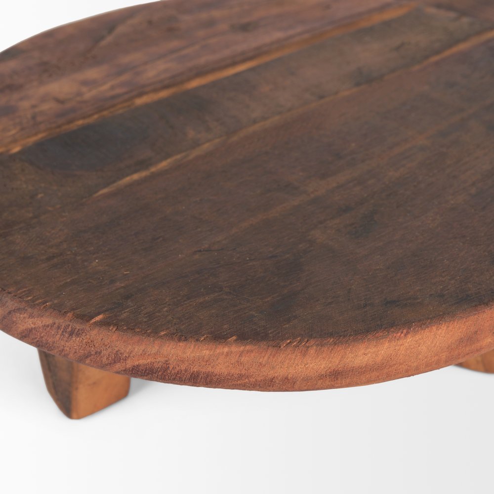 Iza Medium Brown Wooden Riser (Set of 2). Picture 7