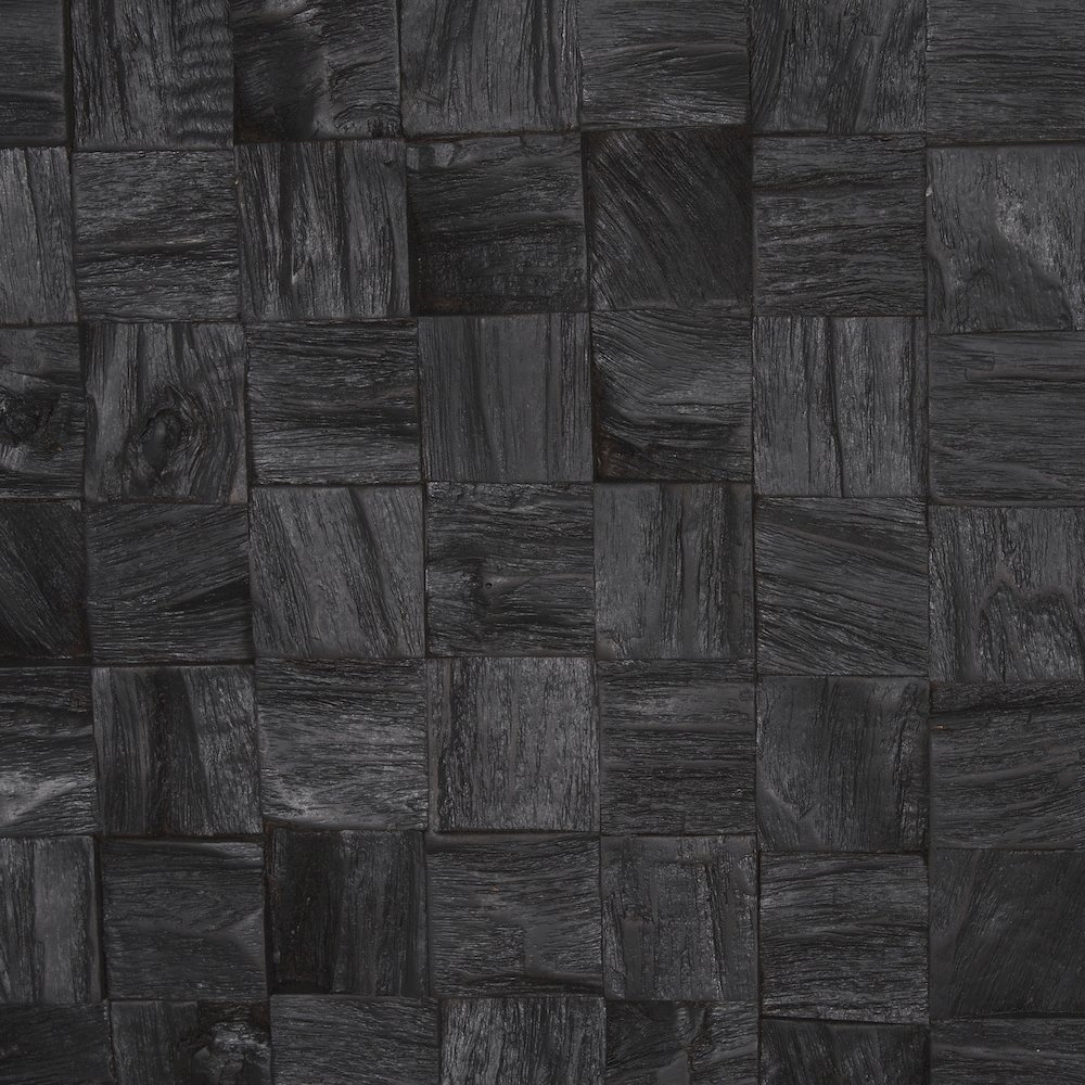 The Abyss Dark Brown Wood 24" Wall Art. Picture 3