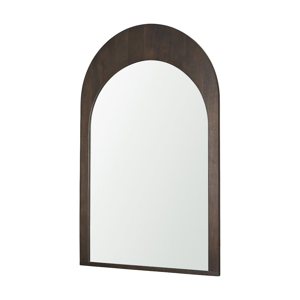 Celeste Dark Brown Medium Arched Mirror. Picture 1