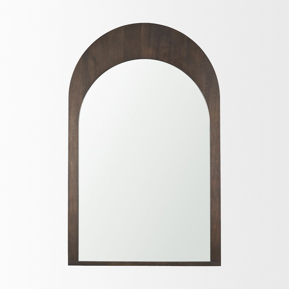 Celeste Dark Brown Medium Arched Mirror. Picture 2