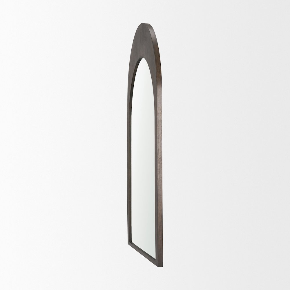 Celeste Dark Brown Medium Arched Mirror. Picture 3