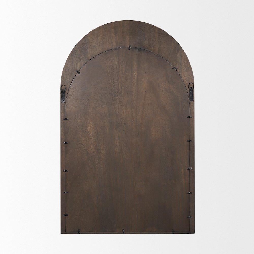 Celeste Dark Brown Medium Arched Mirror. Picture 4