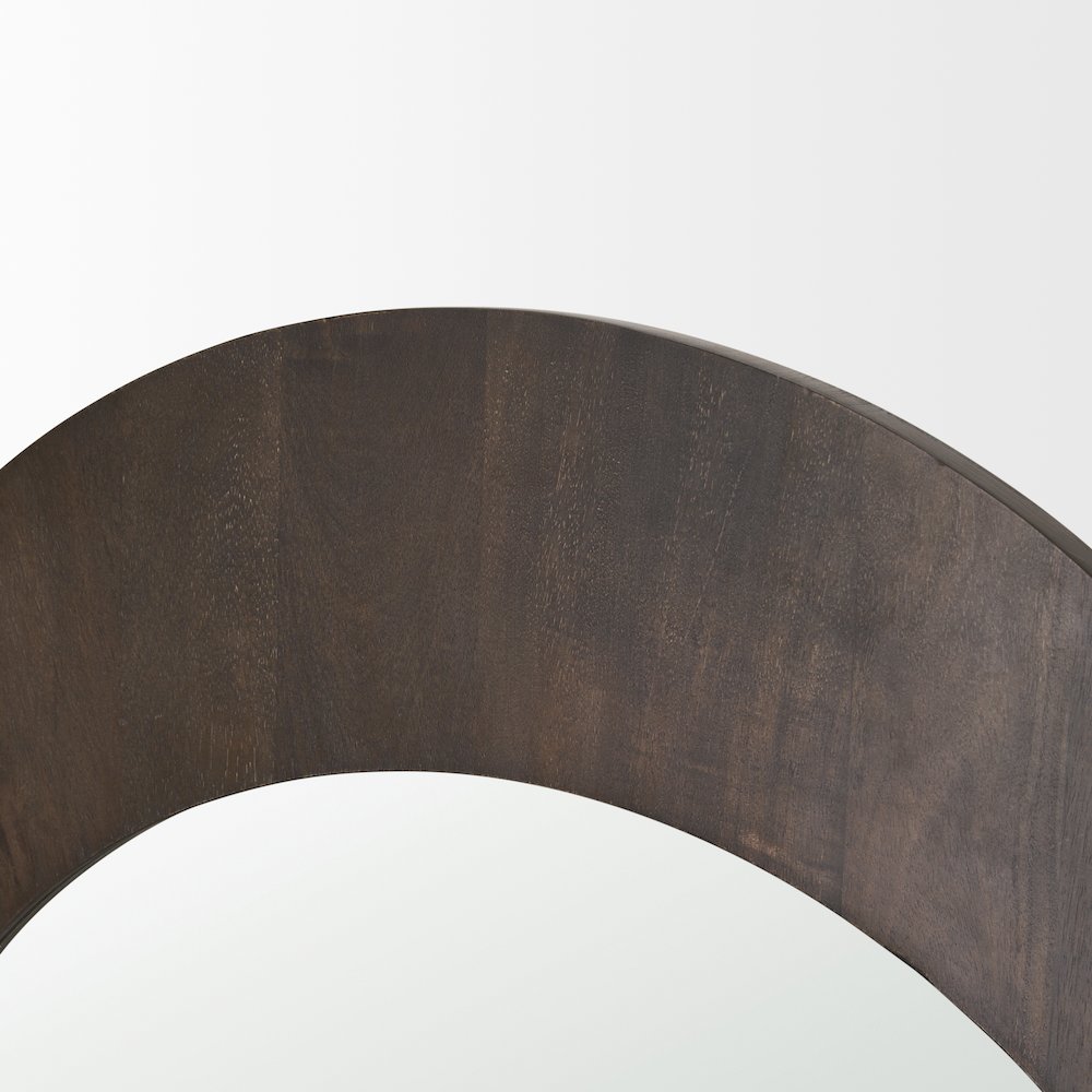 Celeste Dark Brown Medium Arched Mirror. Picture 5