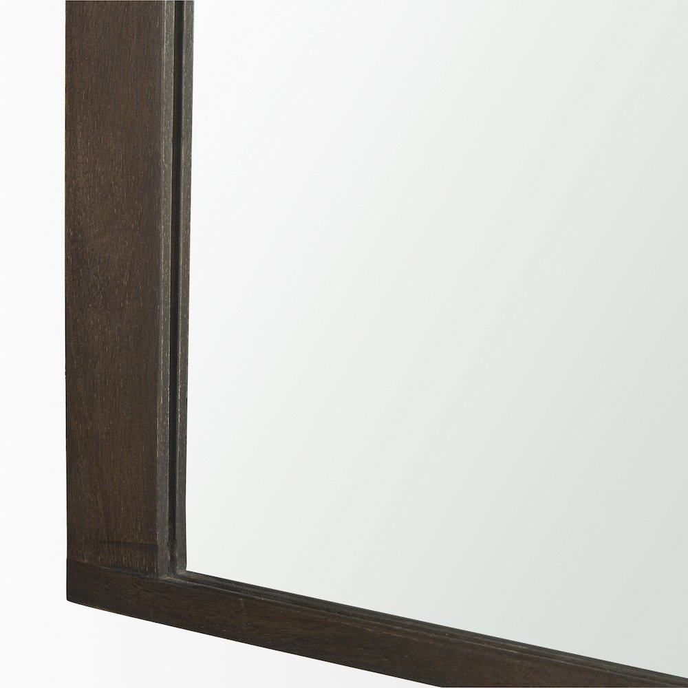Celeste Dark Brown Medium Arched Mirror. Picture 7