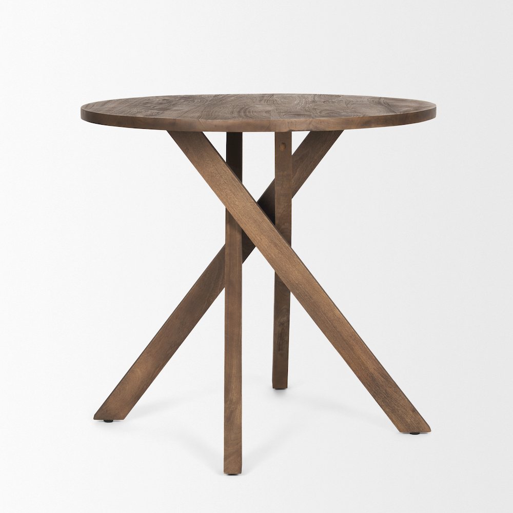 Medium Brown Wood Foyer Table. Picture 5