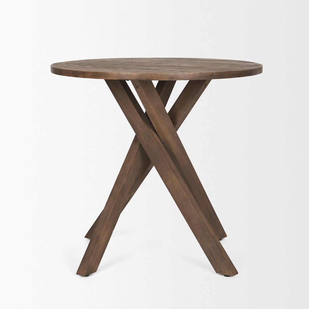 Medium Brown Wood Foyer Table. Picture 6