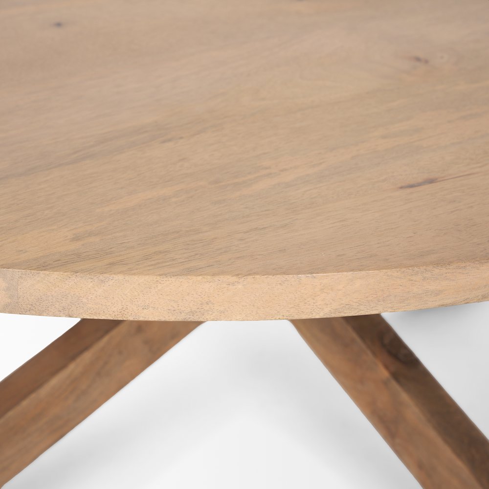 Light Brown Wood Coffee Table. Picture 7