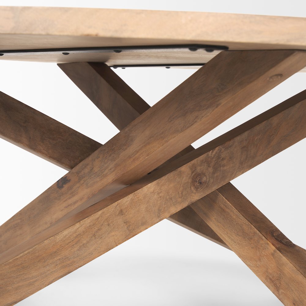 Light Brown Wood Coffee Table. Picture 8