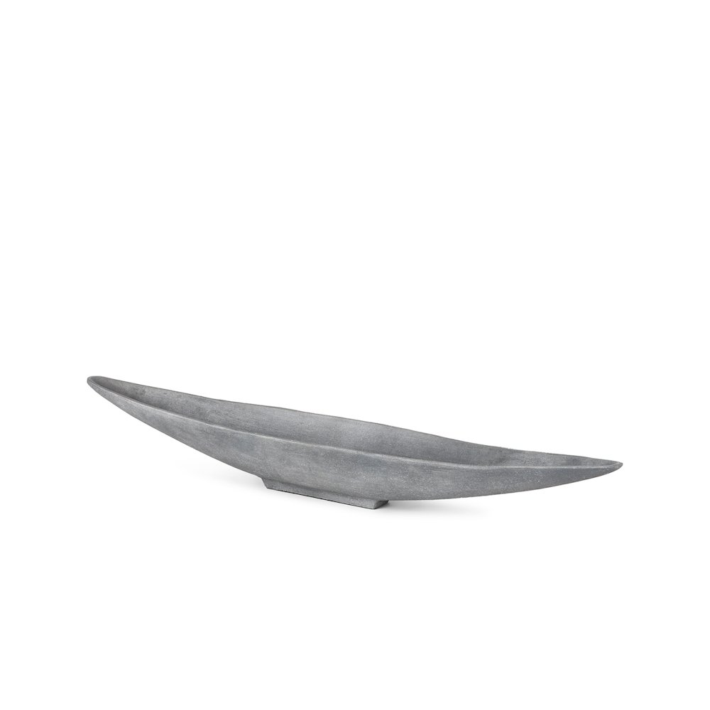 Small Concrete Finished Metal Decorative Bowl. Picture 1