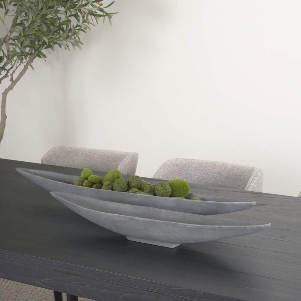 Small Concrete Finished Metal Decorative Bowl. Picture 2