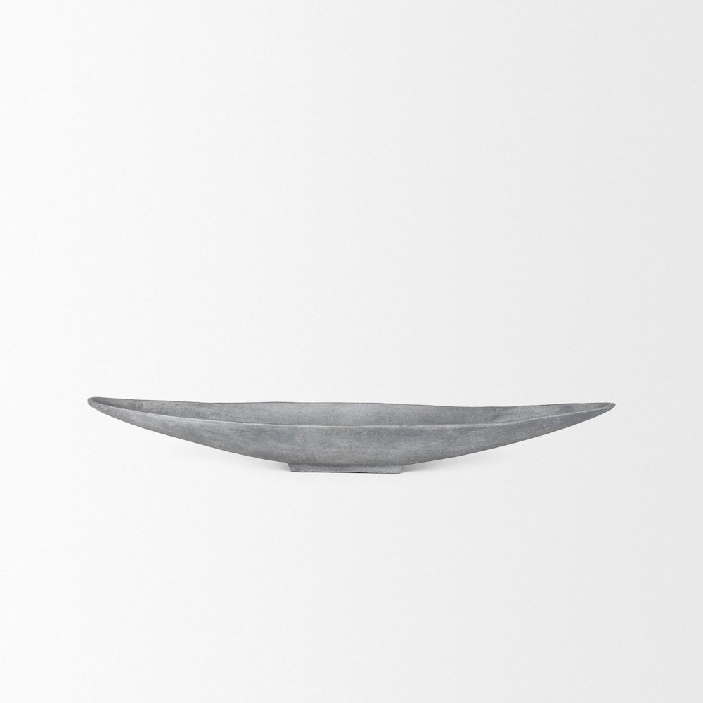 Small Concrete Finished Metal Decorative Bowl. Picture 3
