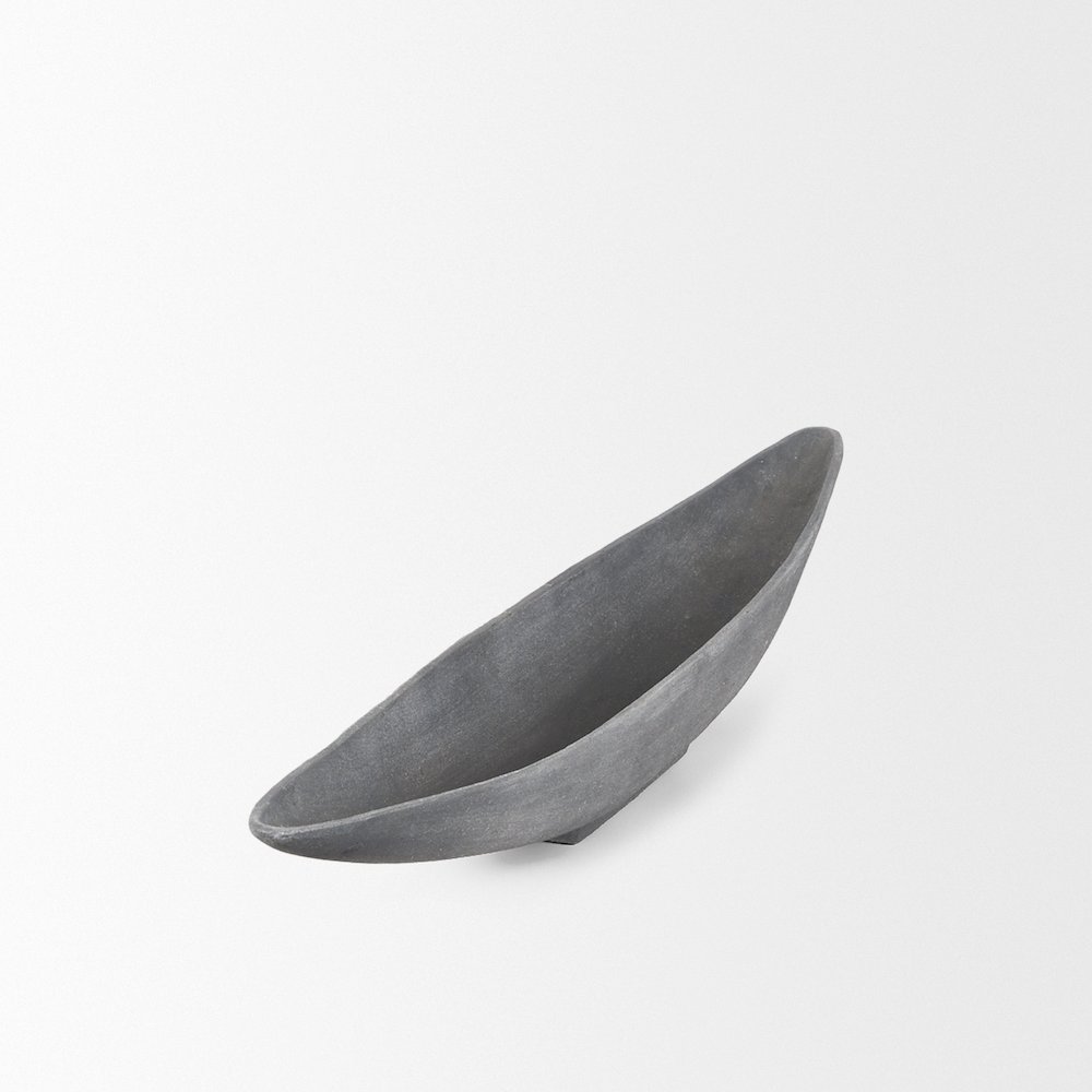 Small Concrete Finished Metal Decorative Bowl. Picture 5