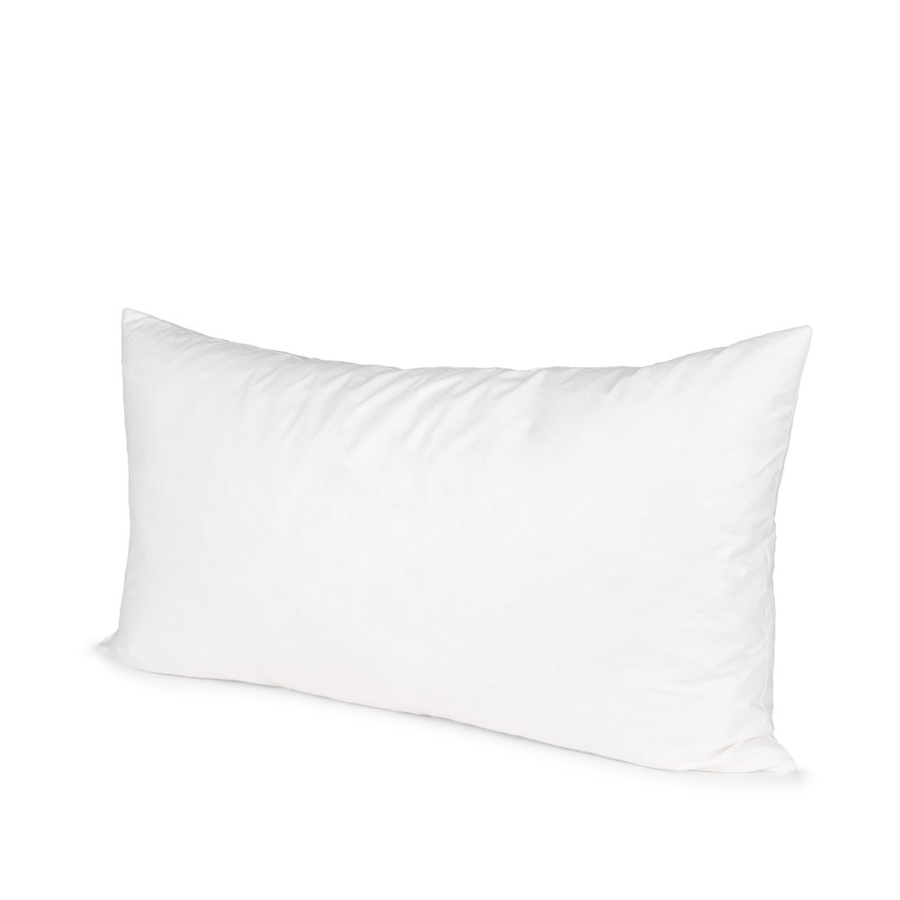 Down Fill Pillow Insert 16 x 28. Picture 1