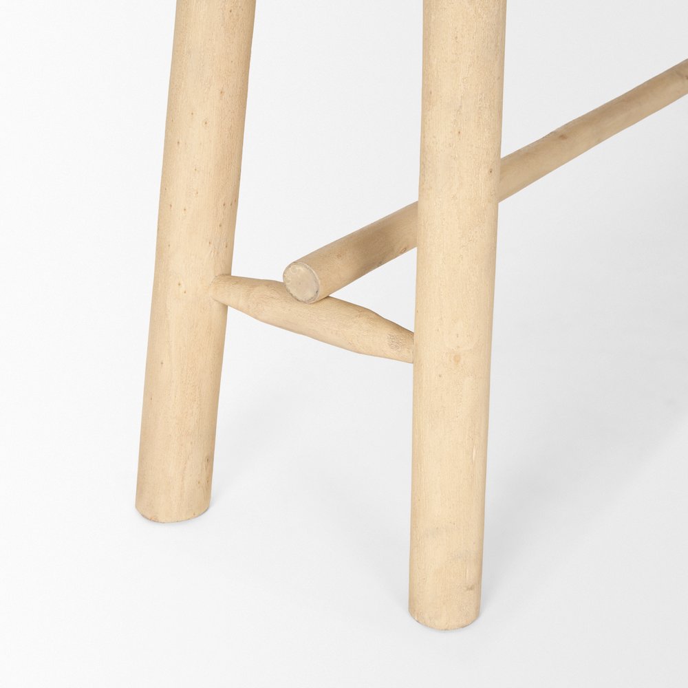 Light Brown Wooden Craftsman Console Table. Picture 9