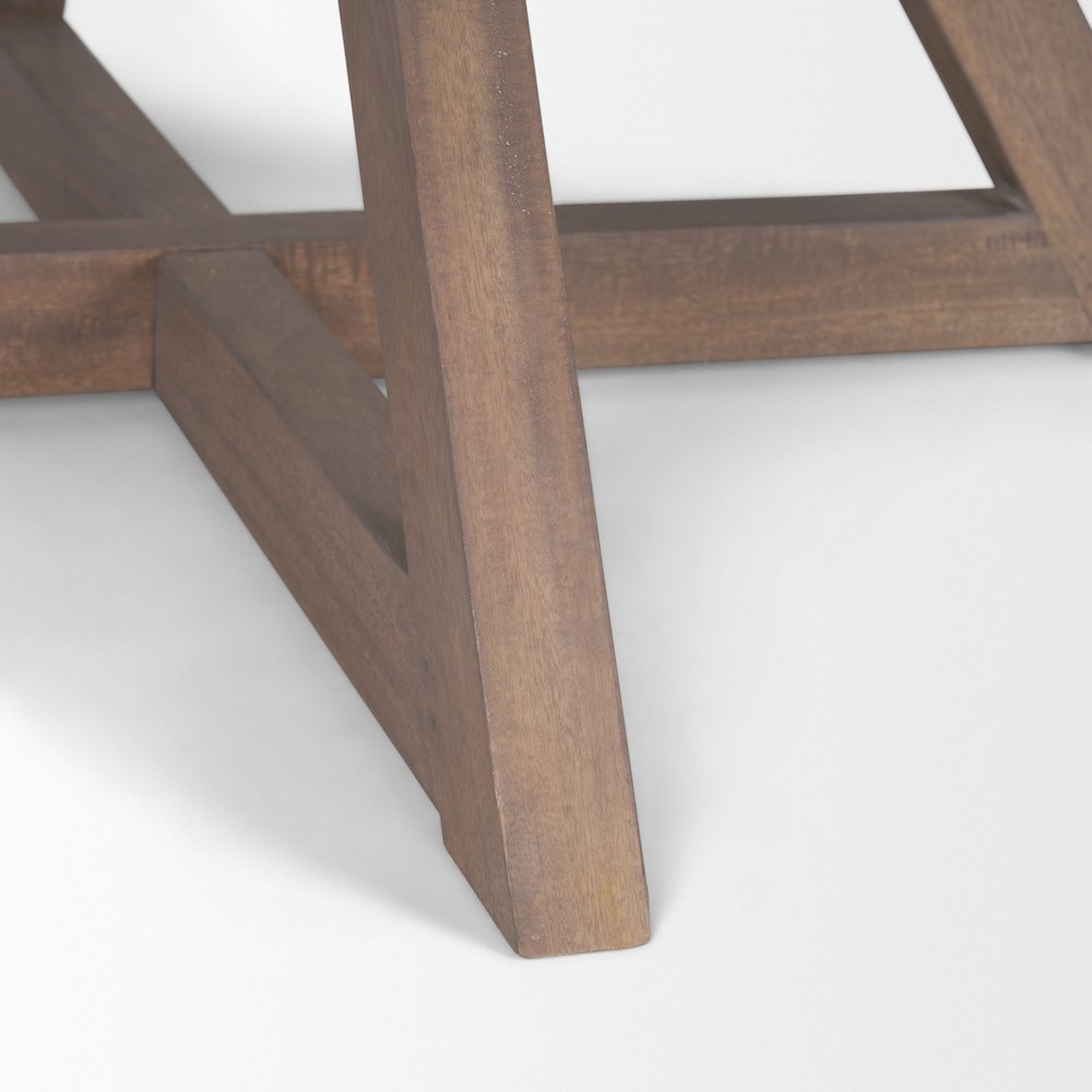 Jennings 60" Light Brown Wood Dining Table. Picture 9