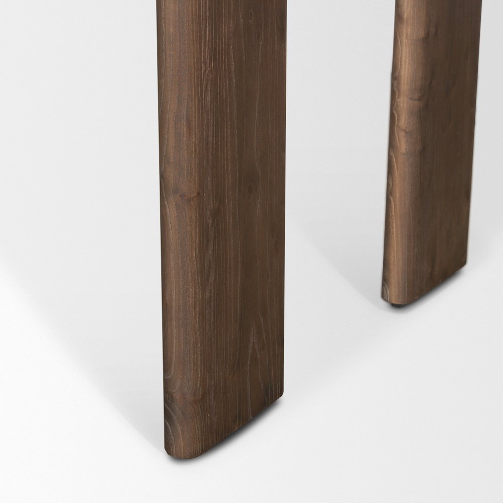 Sohan Dark Brown Elm Wood Oblong Desk. Picture 3