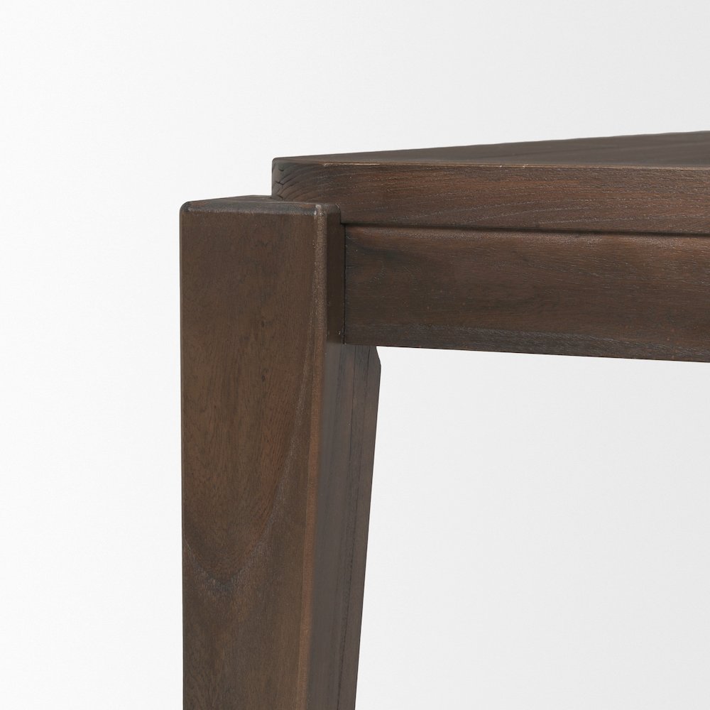 Teva Dark Brown Wood Rectangular 72" Dining Table. Picture 10