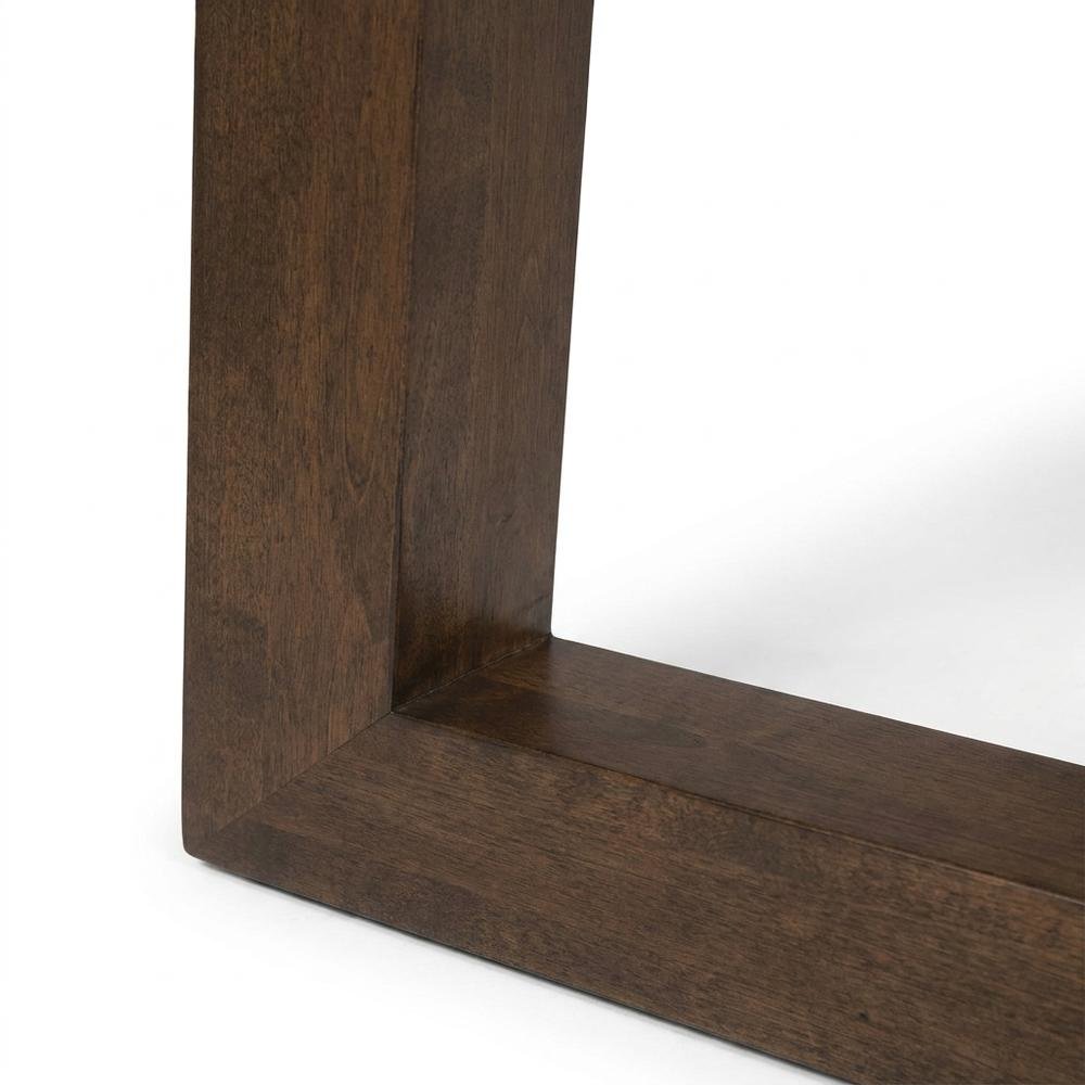 Dark Brown Extendable Dining Table with Oak and Birch Legs. Picture 6