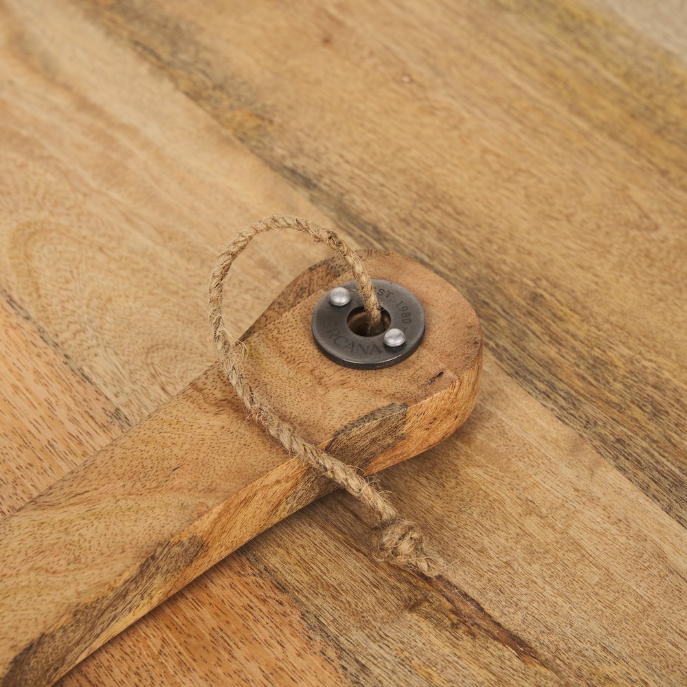 Khana Natural Solid Wood Square Serving Boards. Picture 7