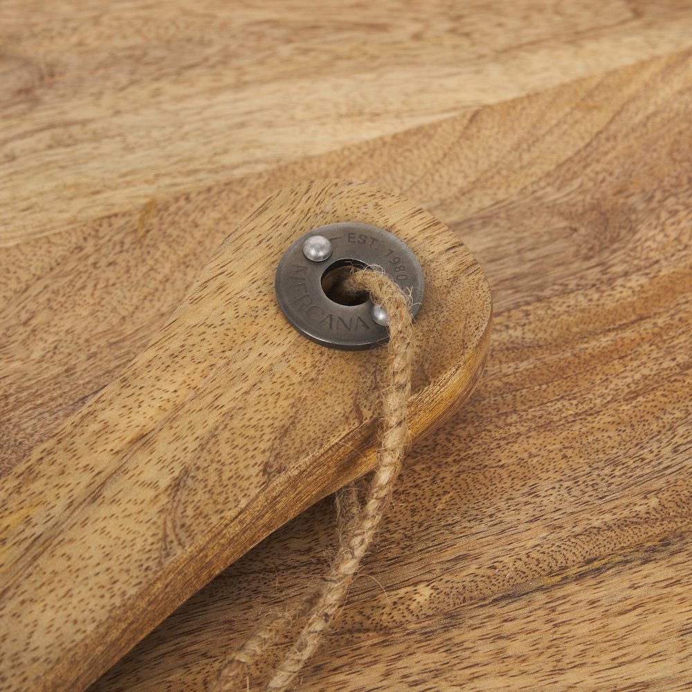 Karana Natural Solid Wood Round Serving Boards. Picture 7