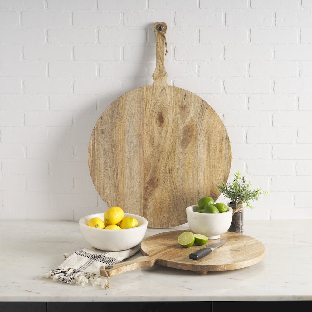 Small Premium Solid White Marble Bowl. Picture 2