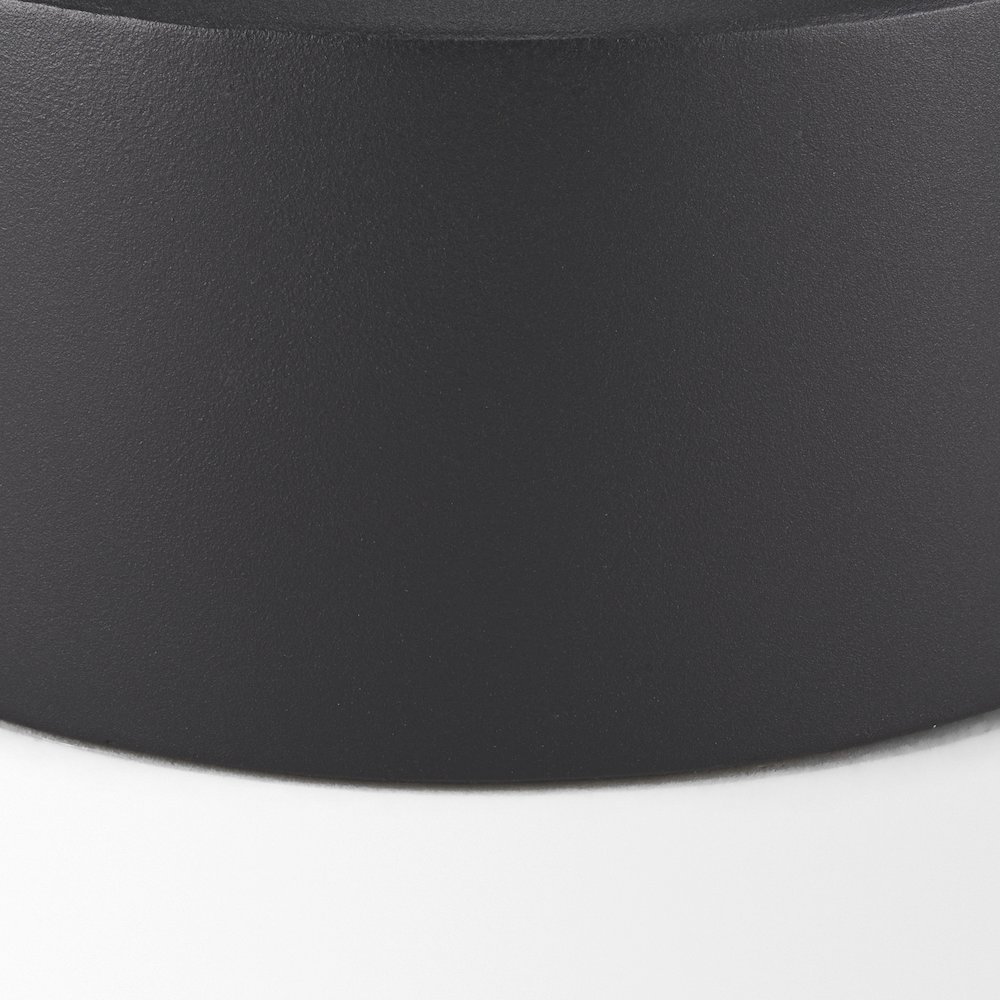 Tosca Medium Matte Black Metal Vase. Picture 8