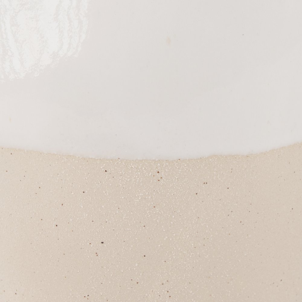 Valora Black Speckled Cream Light Beige Ceramic Jug. Picture 10