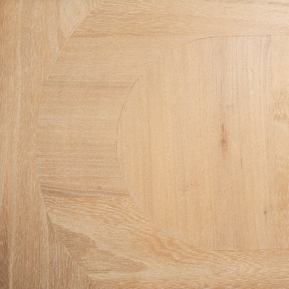 Taylin Light Brown Solid Wood Desk. Picture 5