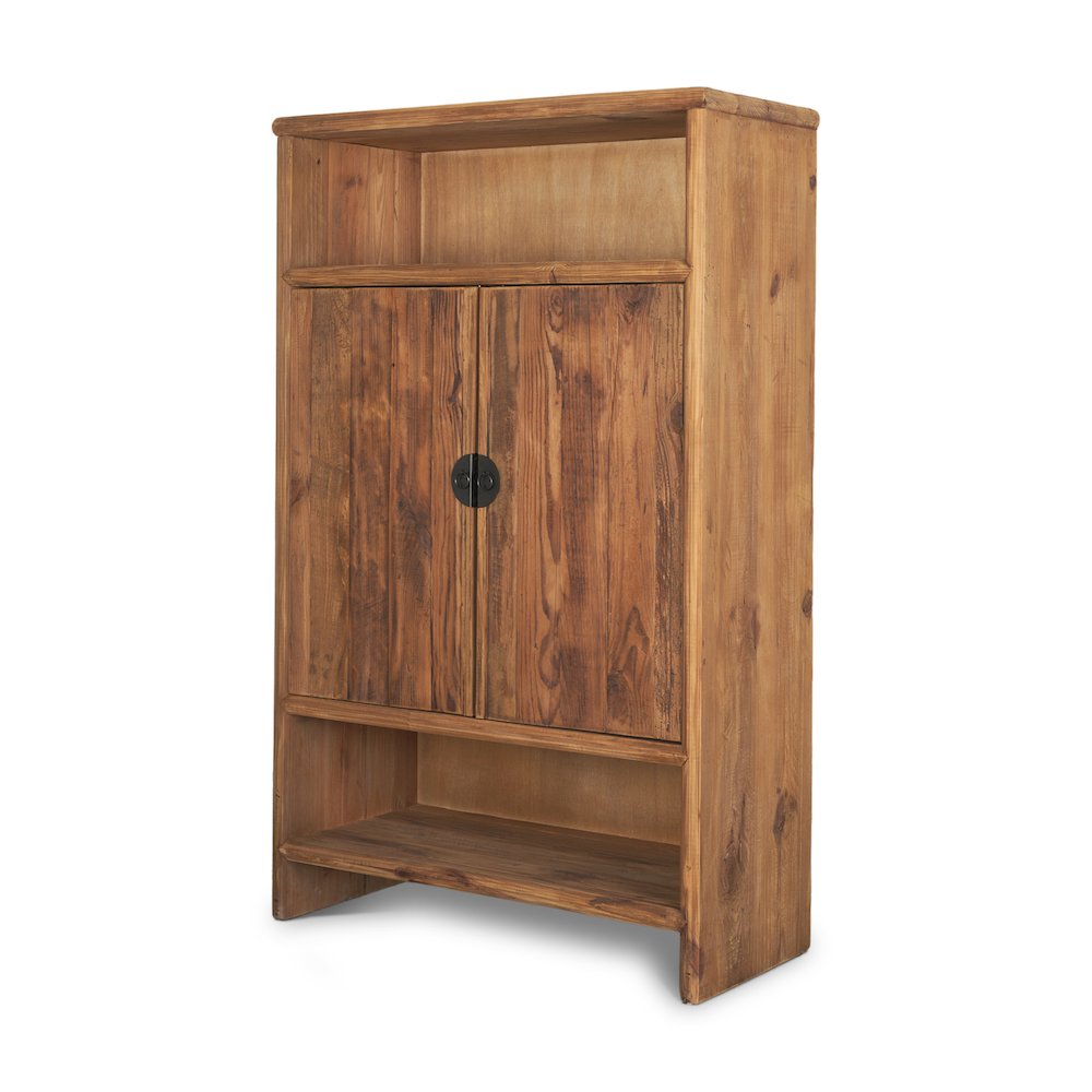 Curio Cabinet Recycled Pine. Picture 1