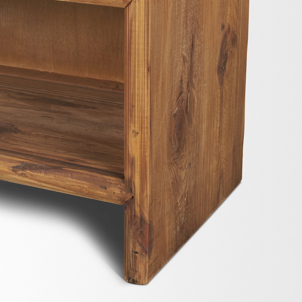 Curio Cabinet Recycled Pine. Picture 3