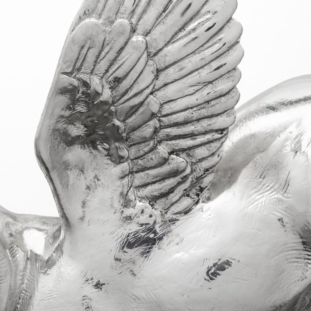 Hogbadi Set of 2 Silver Flying Pigs. Picture 4