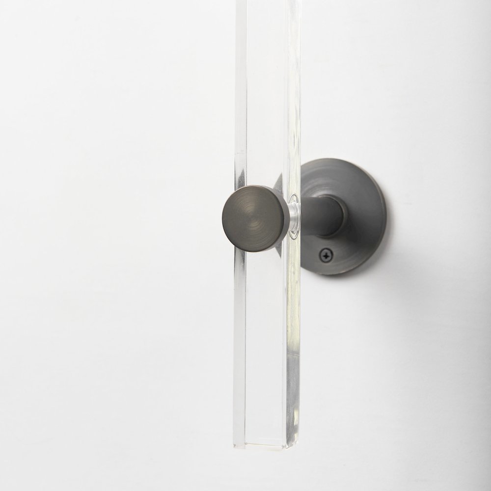 Kinsley Beige Shade W/Transparent Body Wall Sconce. Picture 3