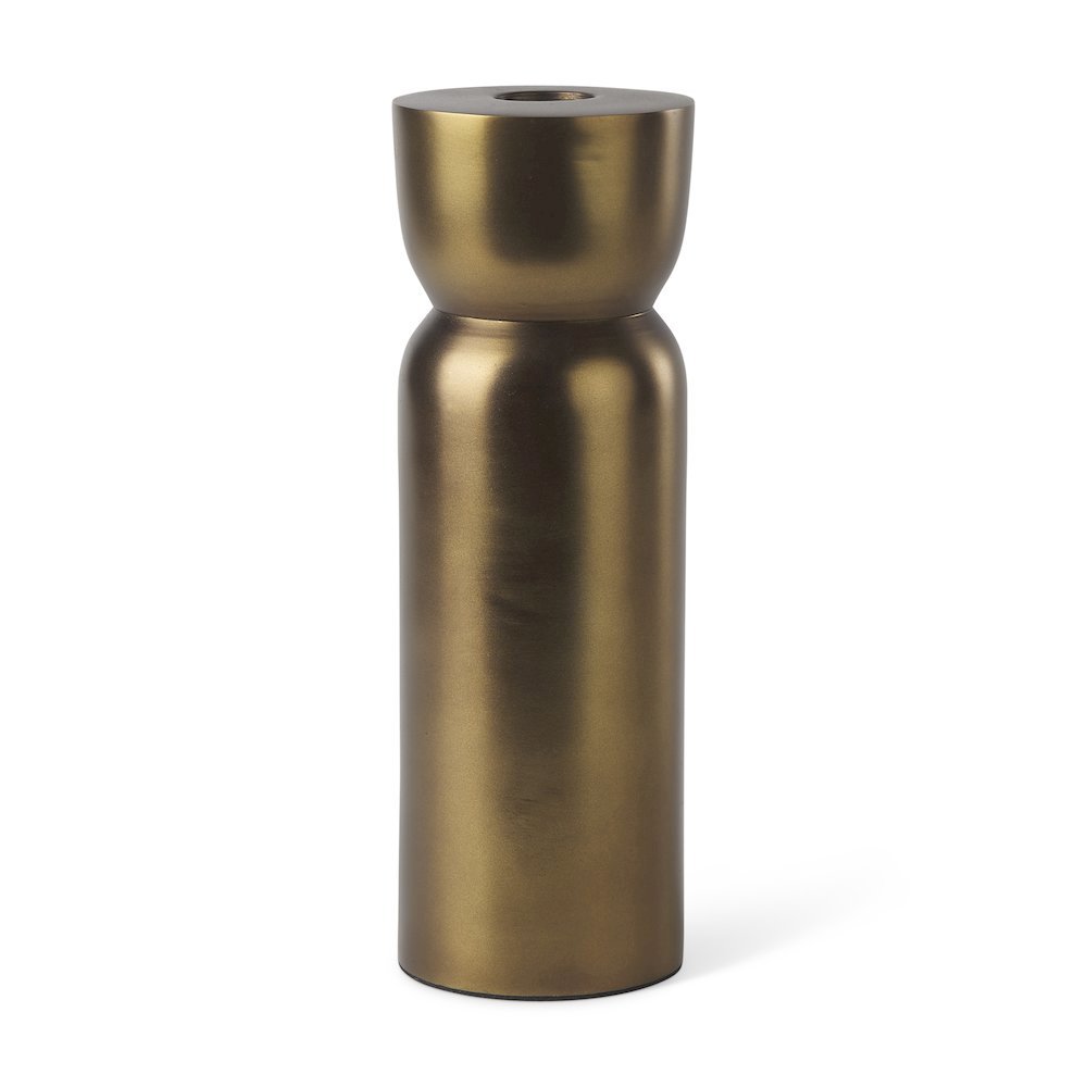 Malta Aluminum Candle Holder Large. Picture 1