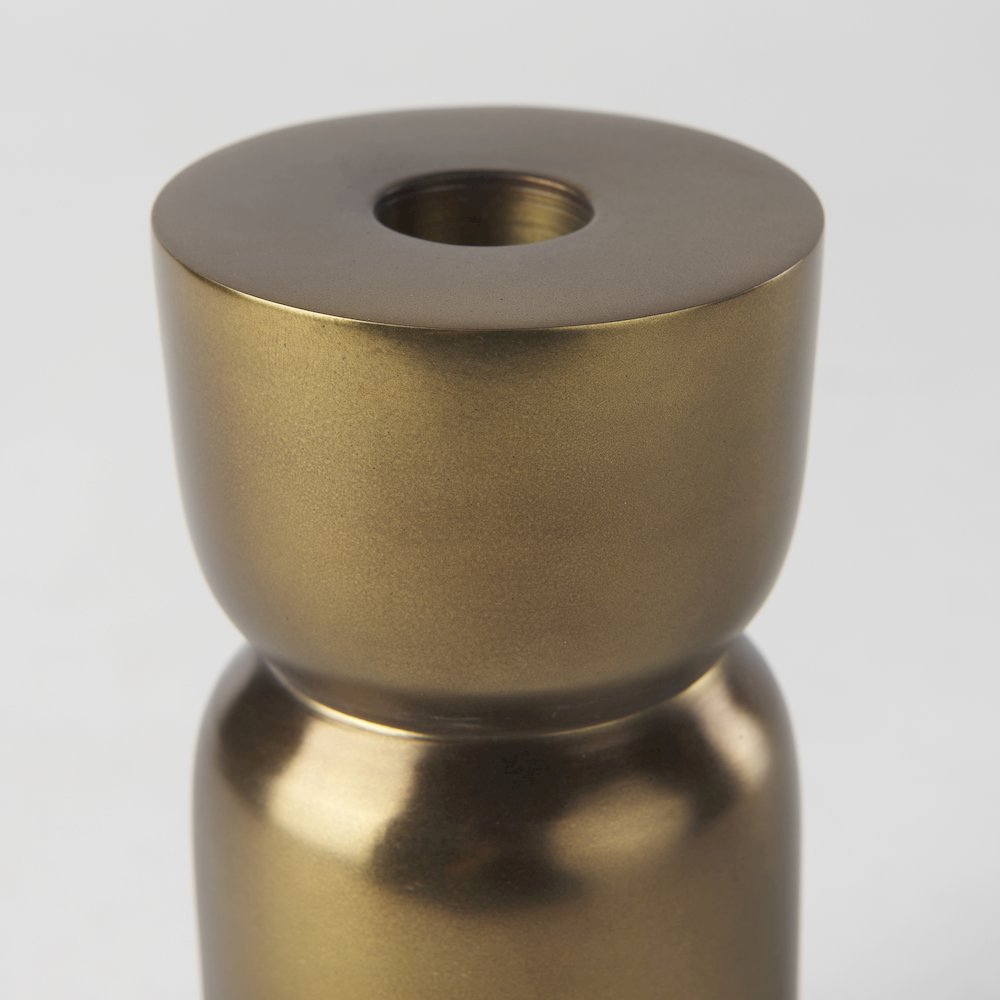 Malta Aluminum Candle Holder Small. Picture 2