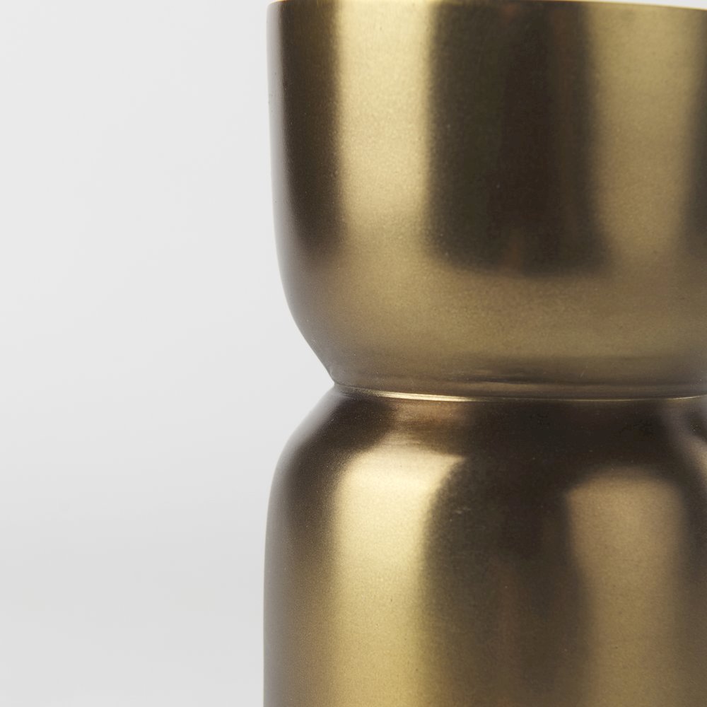 Malta Aluminum Candle Holder Small. Picture 4