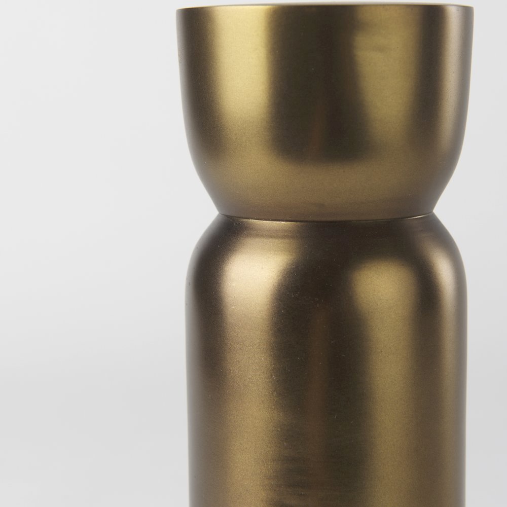 Malta Aluminum Candle Holder Large. Picture 4