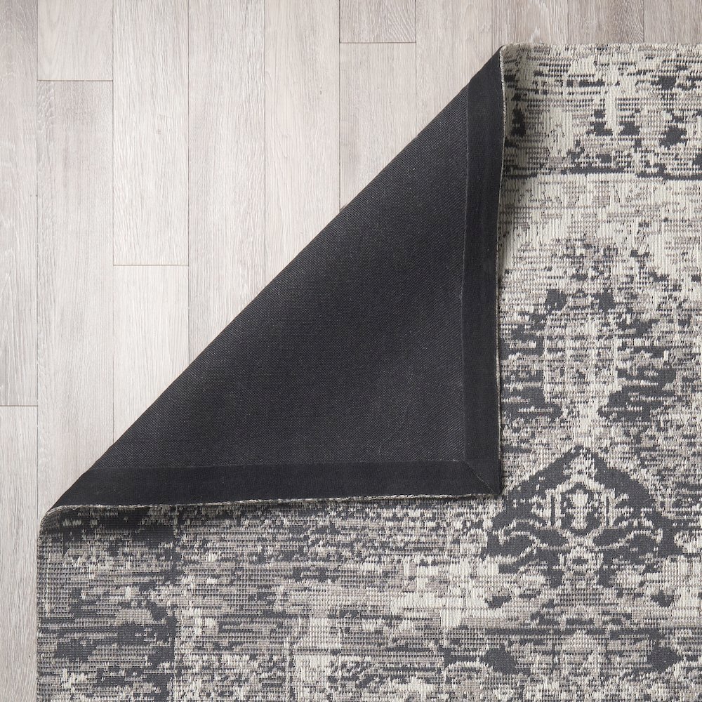 Greyson 8 x 10 Gray Wool and Polyester Area Rug. Picture 2